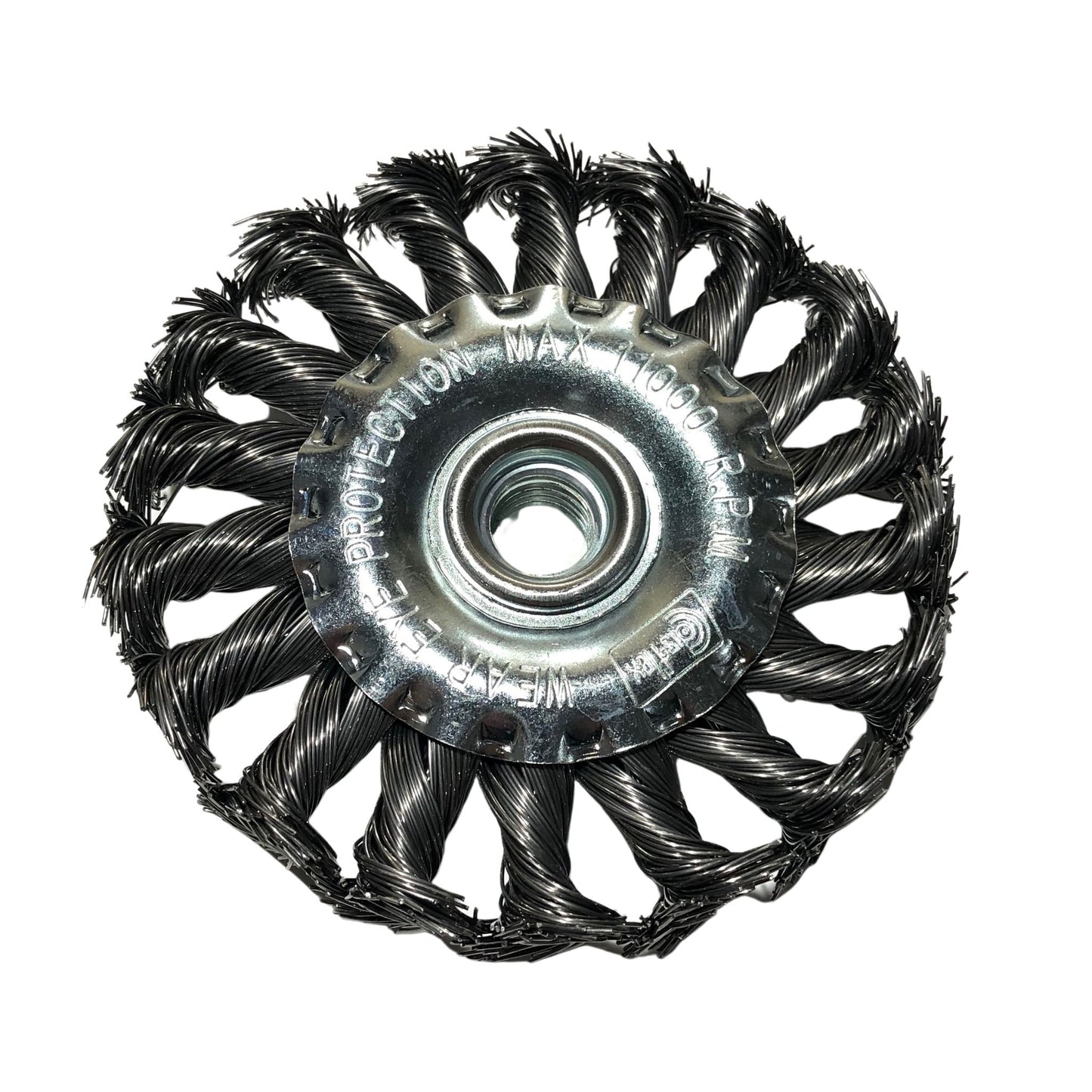 Escova de Aço Circular Trançada para Esmerilhadeira 115mm