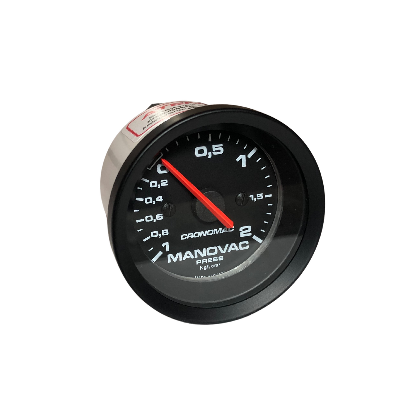 Manômetro Pressão e Vácuo Turbo c/ Kit de Instalação COMPLETO