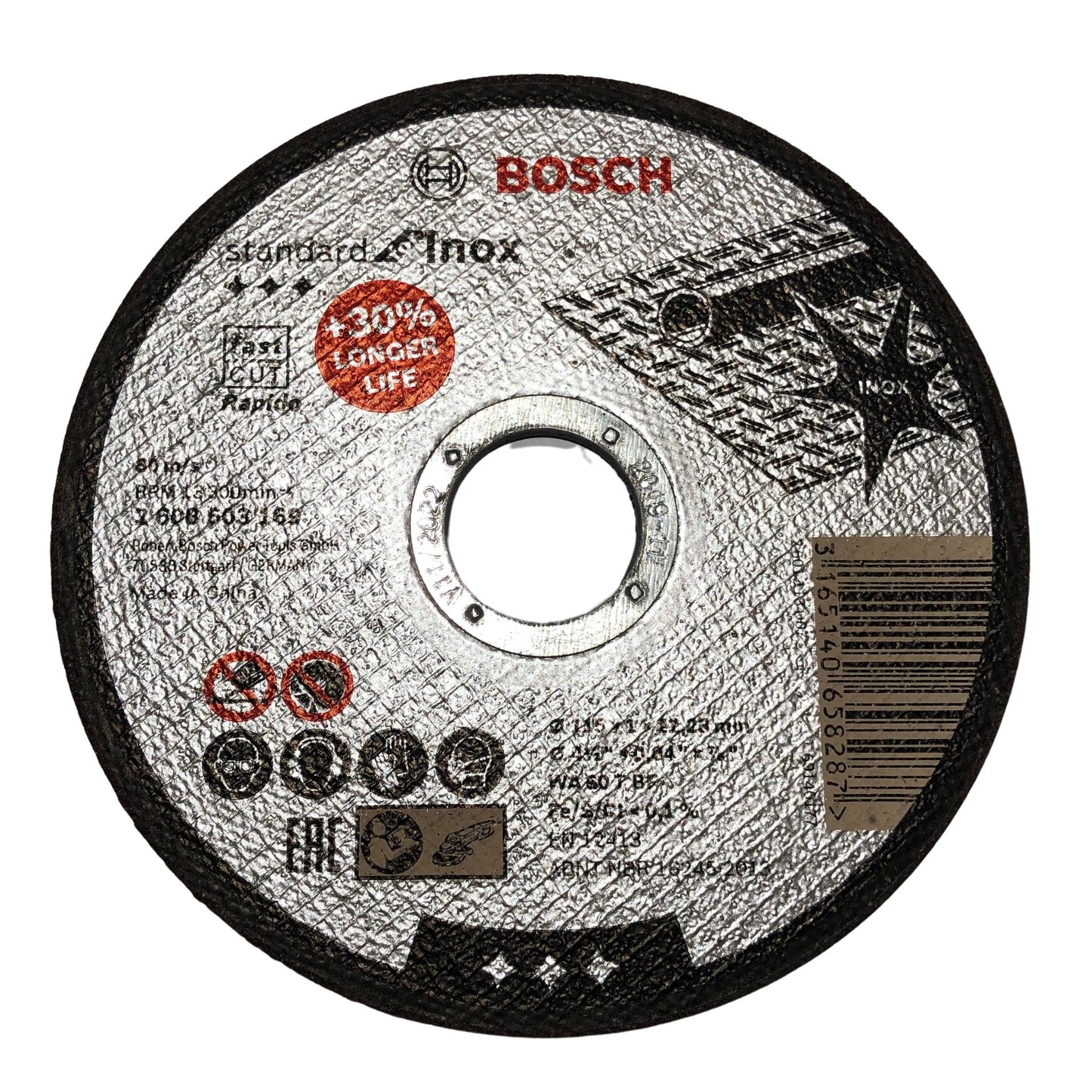 Disco de Corte Premium Bosch - 115mm diametro x 1mm Espessura