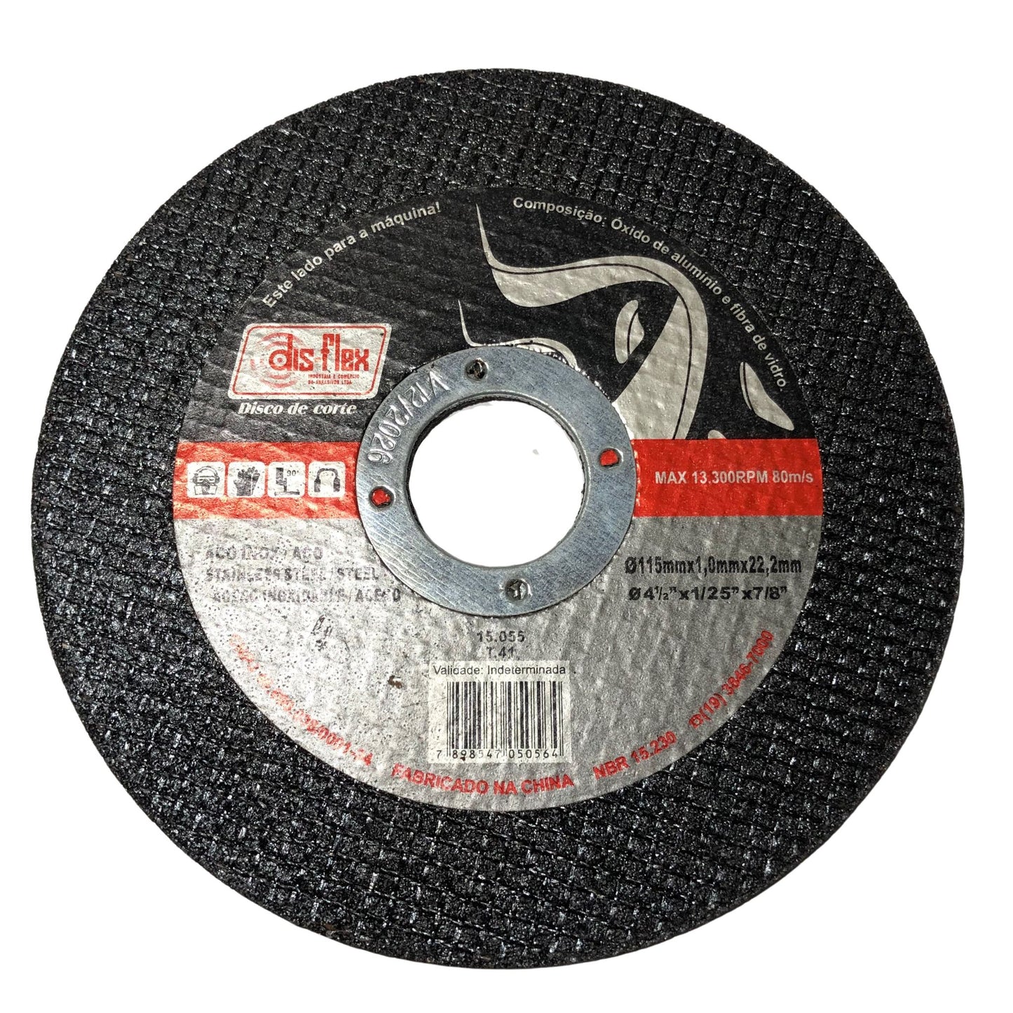 Disco de Corte Disflex Prata - 115mm diametro x 1mm Espessura