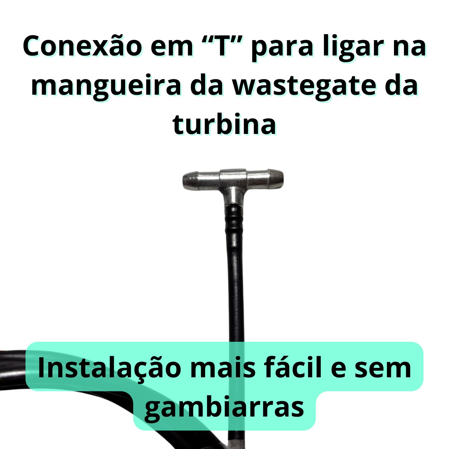 Manômetro Pressão Turbo c/ Kit de Instalação COMPLETO