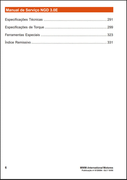 Manual de Serviço em PDF - Motor Powerstroke NGD 3.0 Turbo DIESEL
