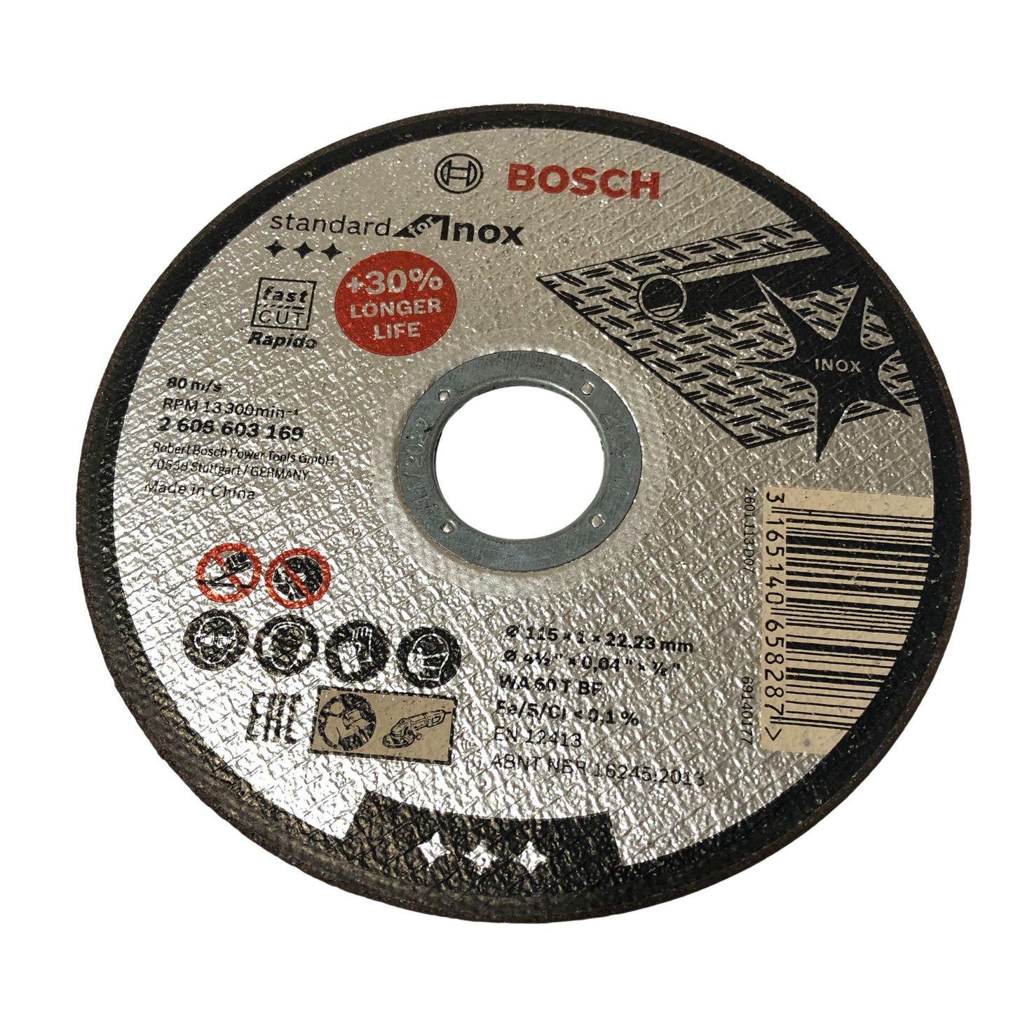 Disco de Corte Premium Bosch - 115mm diametro x 1mm Espessura