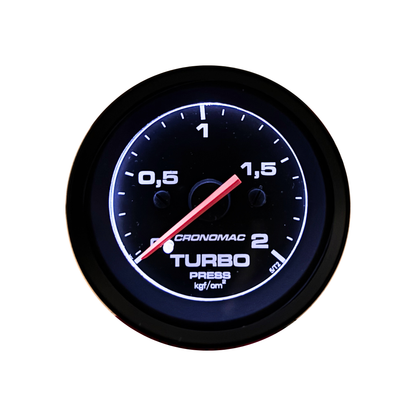 Manômetro Pressão Turbo c/ Kit de Instalação COMPLETO
