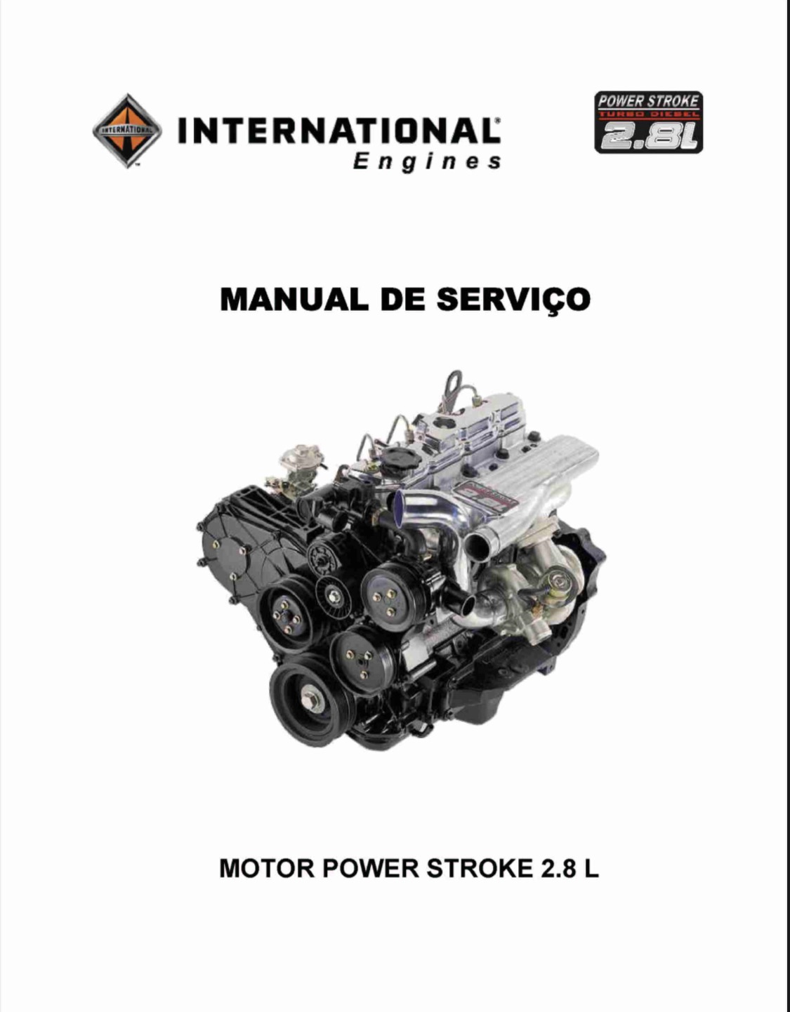 Manual de Serviço em PDF - Motor Powerstroke HS 2.8 Turbo DIESEL