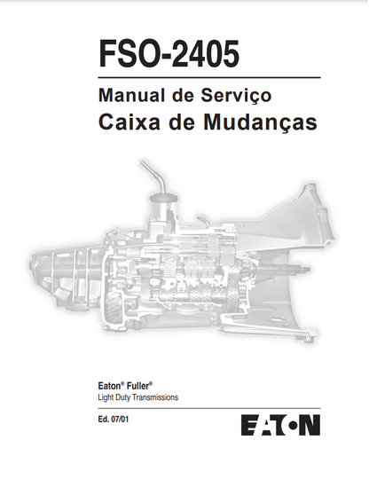 Manual de Serviço em PDF - Cambio Eaton FSO-2405 Ranger Troller S10
